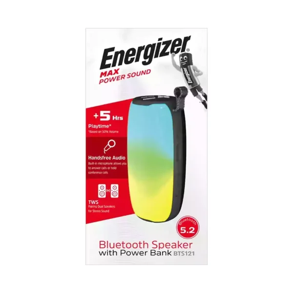 اسپیکر قابل حمل Energizer مدل BTS121